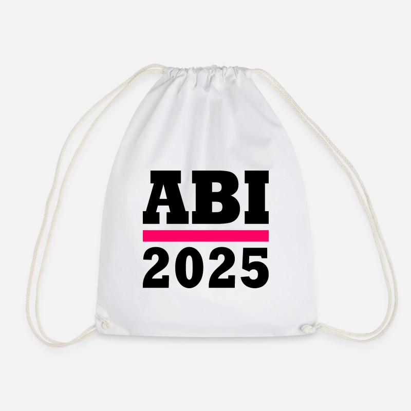 Abi 2025 - Turnbeutel - Weiß