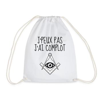 J'peux pas J'ai complot - Sac de sport léger - blanc - Devant