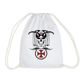 Skull Tattoo 2 - Sac de sport léger - blanc - Devant