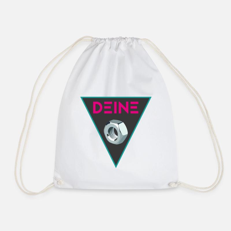 Deine ... Dreieck - Turnbeutel - Weiß