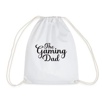 The Gaming Dad - Drawstring Bag - white - Front