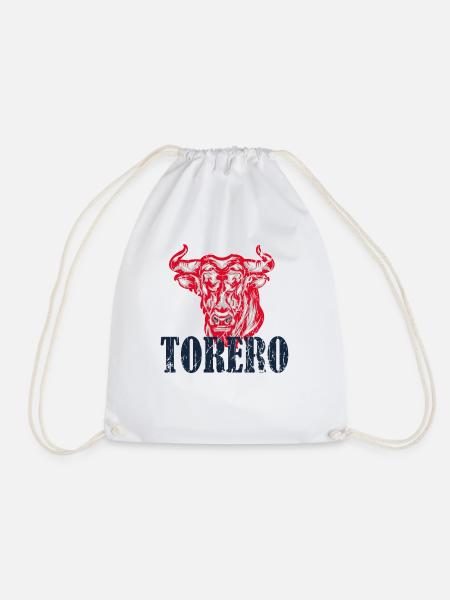 Torero Design - Turnbeutel - Weiß