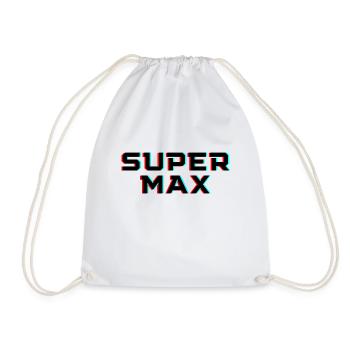 Super Max Fan Shirt - Turnbeutel - Weiß - Vorne