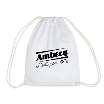 Amberg - Lieblingsort mit Stadtnamen - Turnbeutel - Weiß - Vorne