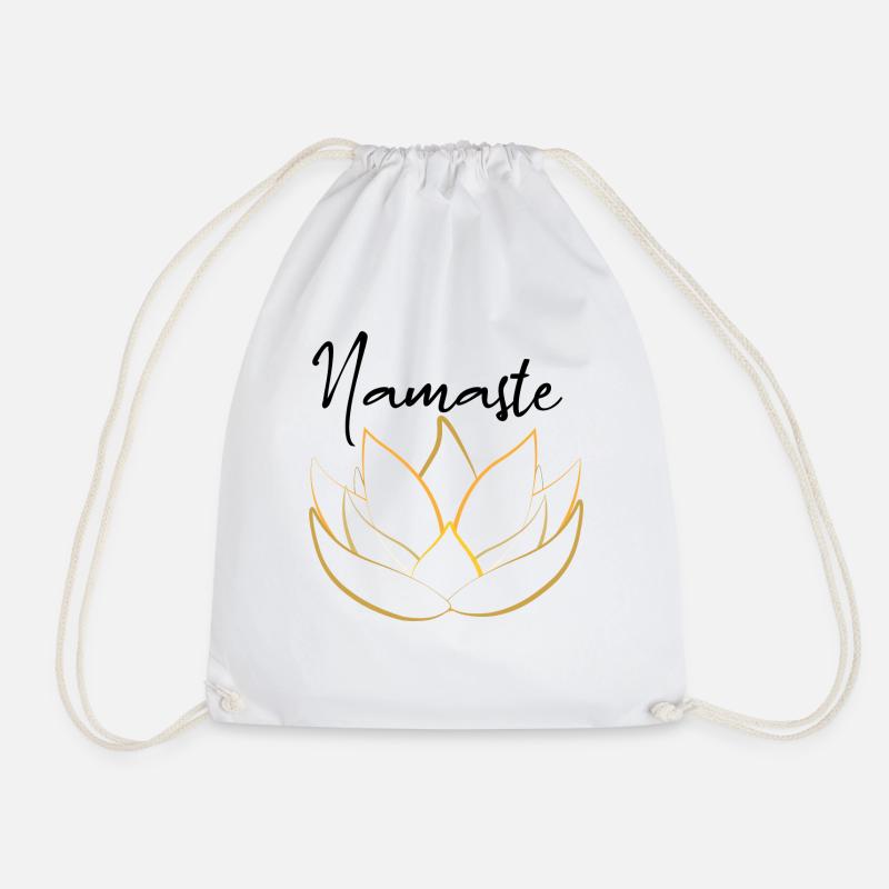 Namaste - Turnbeutel - Weiß