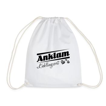 Anklam - Lieblingsort mit Stadtnamen - Turnbeutel - Weiß - Vorne