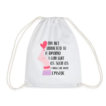 K-Drama Kdrama Corée du Sud Hallyu K-Drama - Sac de sport léger - blanc - Devant