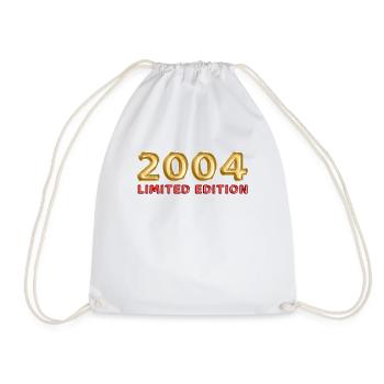 2004 Édition Limitée Anniversaire Cadeau Femme Mari - Sac de sport léger - blanc - Devant