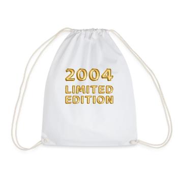2004 Édition Limitée Anniversaire Cadeau Femme Mari - Sac de sport léger - blanc - Devant