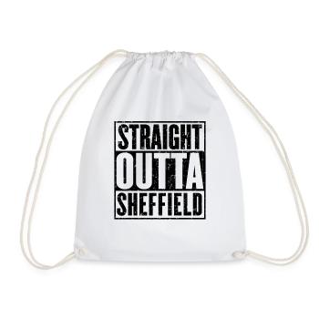 Direkt Outta Sheffield - Turnbeutel - Weiß - Vorne