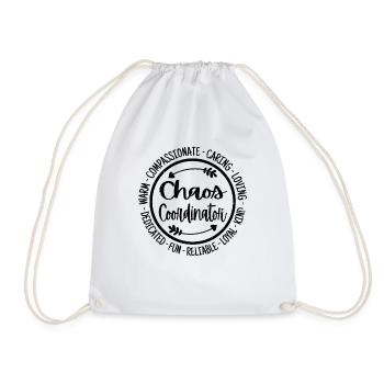 Chaos Coordinator Admin Office Squad Équipe - Sac de sport léger - blanc - Devant