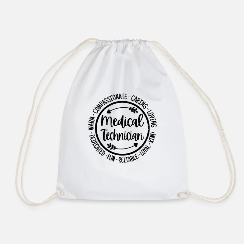 Medizintechniker Vintage Geschenk - Turnbeutel - Weiß