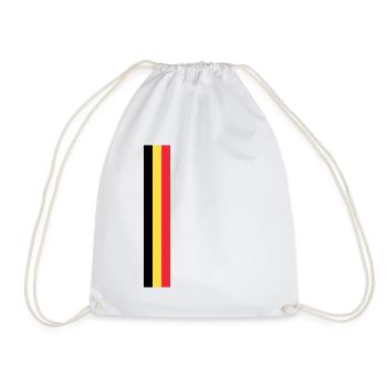 Drapeau belge Belgique Drapeau belge Belge - Sac de sport léger - blanc - Devant