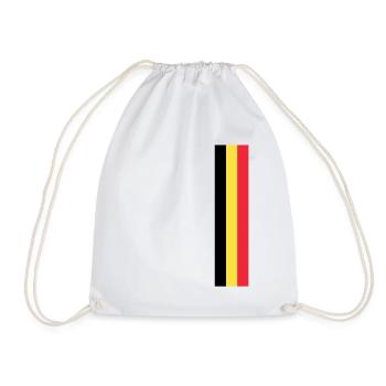 Drapeau belge Belgique Drapeau belge Belge - Sac de sport léger - blanc - Devant