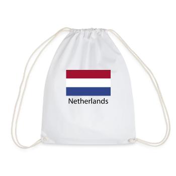 Pays-Bas Drapeau Pays-Bas Hollande Néerlandais - Sac de sport léger - blanc - Devant
