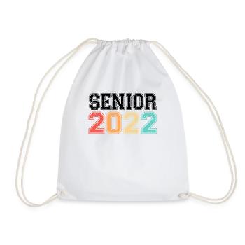 Senioren 2022 Retro Vintage - Turnbeutel - Weiß - Vorne