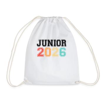 Junior 2026 Rétro Vintage - Sac de sport léger - blanc - Devant