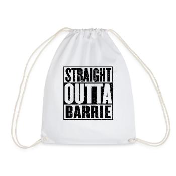 Straight Outta Barrie Jahrgang - Turnbeutel - Weiß - Vorne