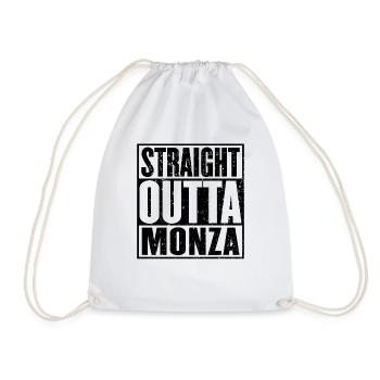 Straight Outta Monza - Drawstring Bag - white - Front