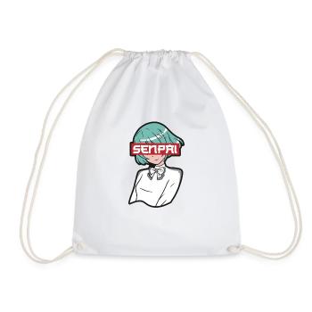 Un fan d’anime présente un cosplay de dessin animé japonais - Sac de sport léger - blanc - Devant