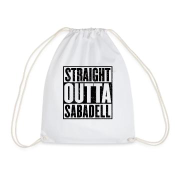 Droite Outta Sabadell - Sac de sport léger - blanc - Devant