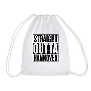 Straight Outta Hannover Jahrgang - Turnbeutel - Weiß - Vorne