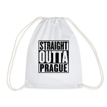Straight Outta Prague Vintage - Drawstring Bag - white - Front