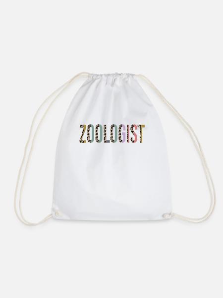 Zoologist - Drawstring Bag - white
