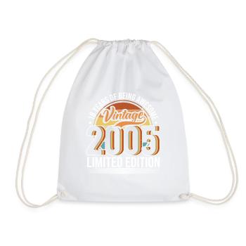 18 ans Millésime 2005 Edition Limitée 18. - Sac de sport léger - blanc - Devant