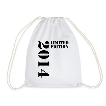 2014 Limited Edition Birthday Gift Decoration - Drawstring Bag - white - Front