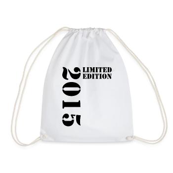 2015 Limited Edition Birthday Gift Decoration - Drawstring Bag - white - Front