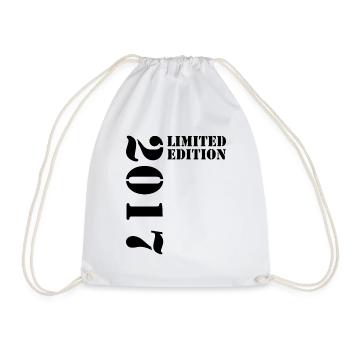 2017 Limited Edition Birthday Gift Decoration - Drawstring Bag - white - Front