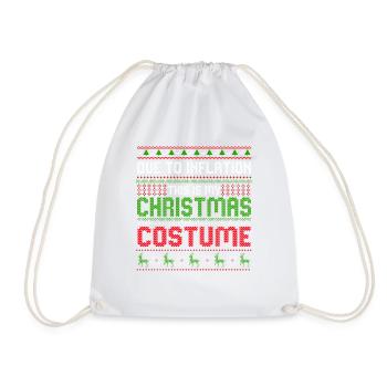 En raison de l’inflation pulls de Noël drôle de Noël - Sac de sport léger - blanc - Devant