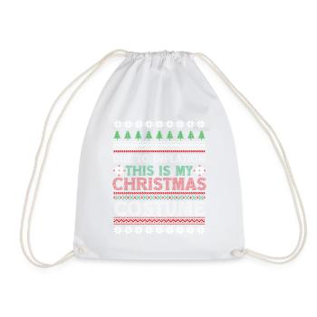 En raison de l’inflation pulls de Noël drôle de Noël - Sac de sport léger - blanc - Devant