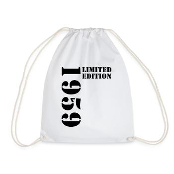 1959 édition limitée anniversaire cadeau femme mari - Sac de sport léger - blanc - Devant