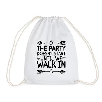 Mariage Tenue partenaire marié - Sac de sport léger - blanc - Devant