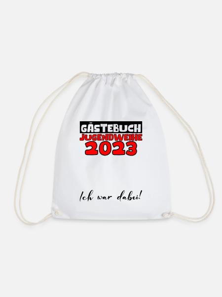 Jugendweihe 2023 Gästebuch Mädchen Jungen Fun Deko - Turnbeutel - Weiß