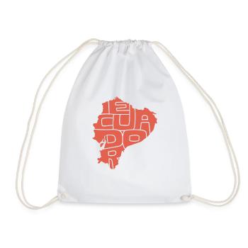 Équateur Pays République de l’Équateur Amérique du Sud Cadeau - Sac de sport léger - blanc - Devant