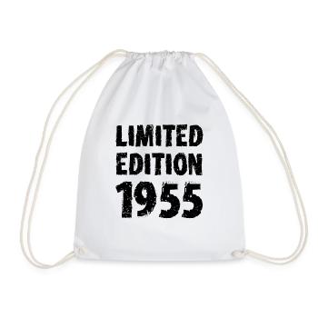 1955 Limited Edition Birthday Gift Wife Husband - Drawstring Bag - white - Front