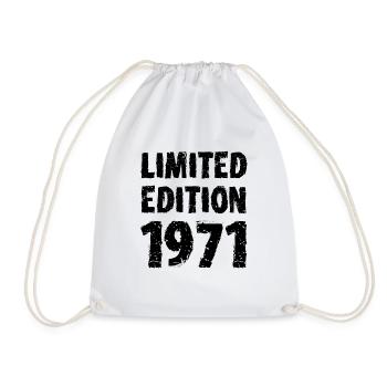1971 édition limitée anniversaire cadeau femme mari - Sac de sport léger - blanc - Devant
