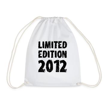 2012 Limited Edition Birthday Gift Wife Husband - Drawstring Bag - white - Front