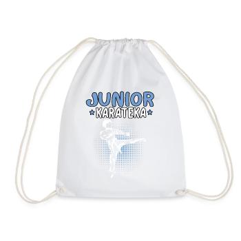 Karate Junior Karateka Asian Martial Arts - Drawstring Bag - white - Front