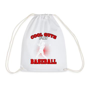 Coole Jungs Baseball Baseballer Baseballspieler - Turnbeutel - Weiß - Vorne