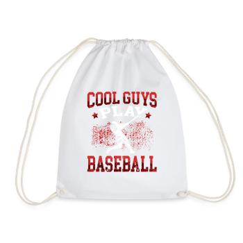 Coole Jungs Baseball Baseballer Baseballspieler - Turnbeutel - Weiß - Vorne