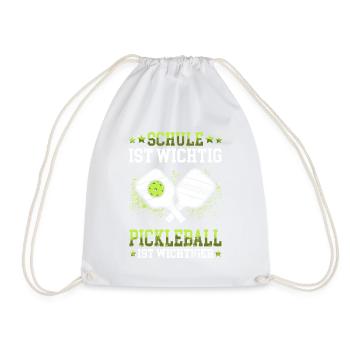 Pickleball ist wichtiger Pickelball - Turnbeutel - Weiß - Vorne