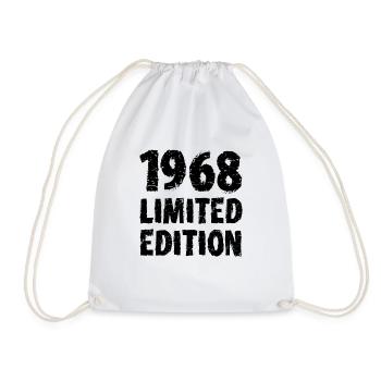 1968 Limited Edition Birthday Gift Wife Husband - Drawstring Bag - white - Front
