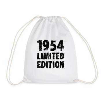 1954 édition limitée cadeau d’anniversaire femme mari - Sac de sport léger - blanc - Devant