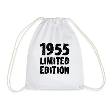 1955 Limited Edition Birthday Gift Wife Husband - Drawstring Bag - white - Front
