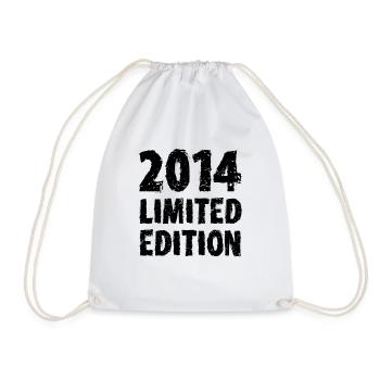 2014 Limited Edition Birthday Gift Decoration - Drawstring Bag - white - Front