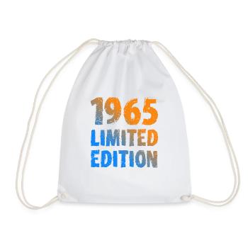 1965 édition limitée anniversaire cadeau femme mari - Sac de sport léger - blanc - Devant